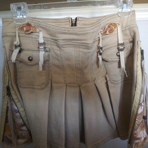 Custom Made Denim Mini Skirt from Kitten Miami